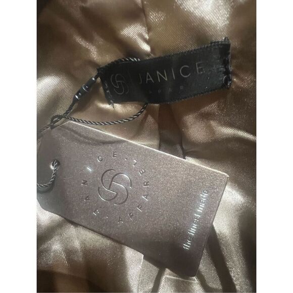 Janice Sherpa Lined Vest Jacket  Khaki One Size NWT - Picture 3 of 7